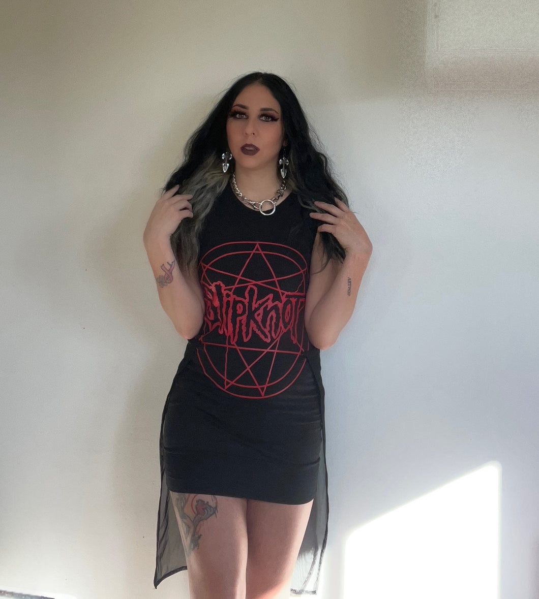 Custom Slipknot pentagram dress