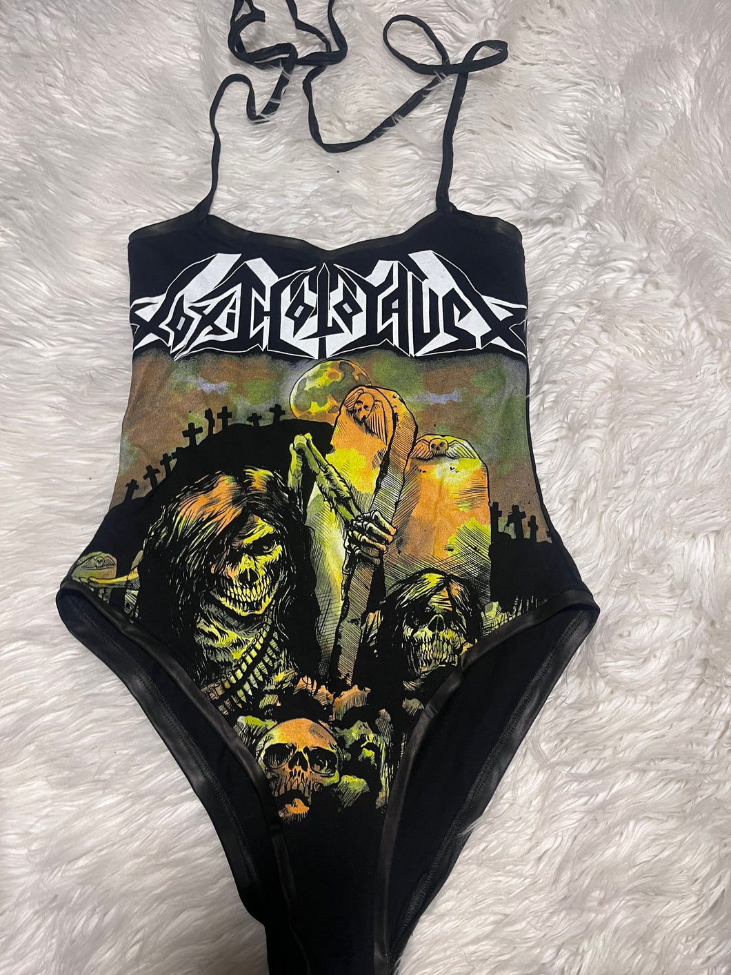 Custom Toxic Holocaust bodysuit