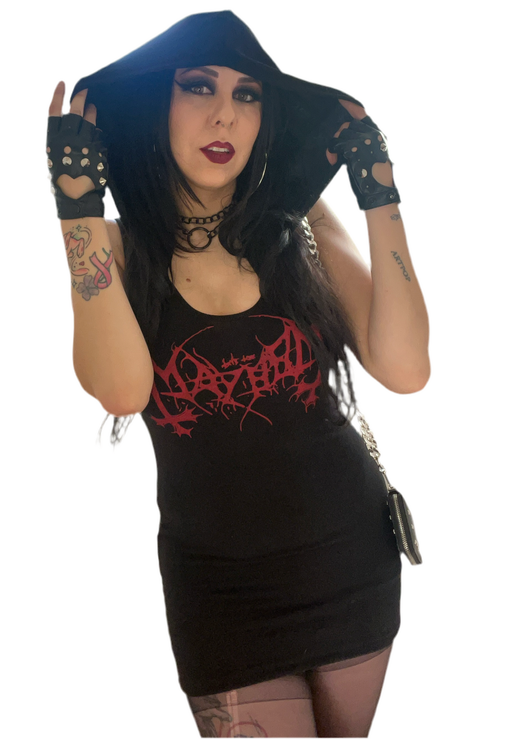 Mayhem hooded dress