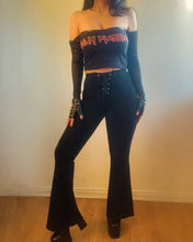 Load image into Gallery viewer, Iron Maiden mesh crop top
