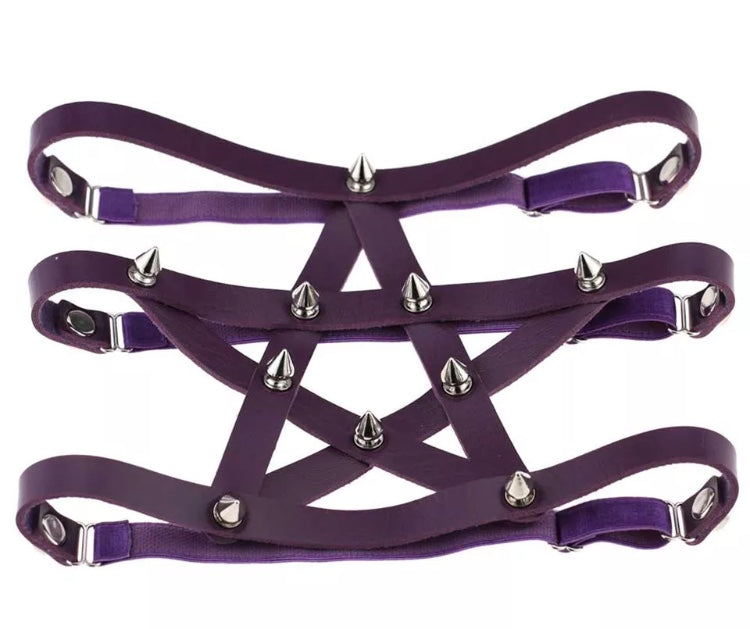 Leg pentagram garter