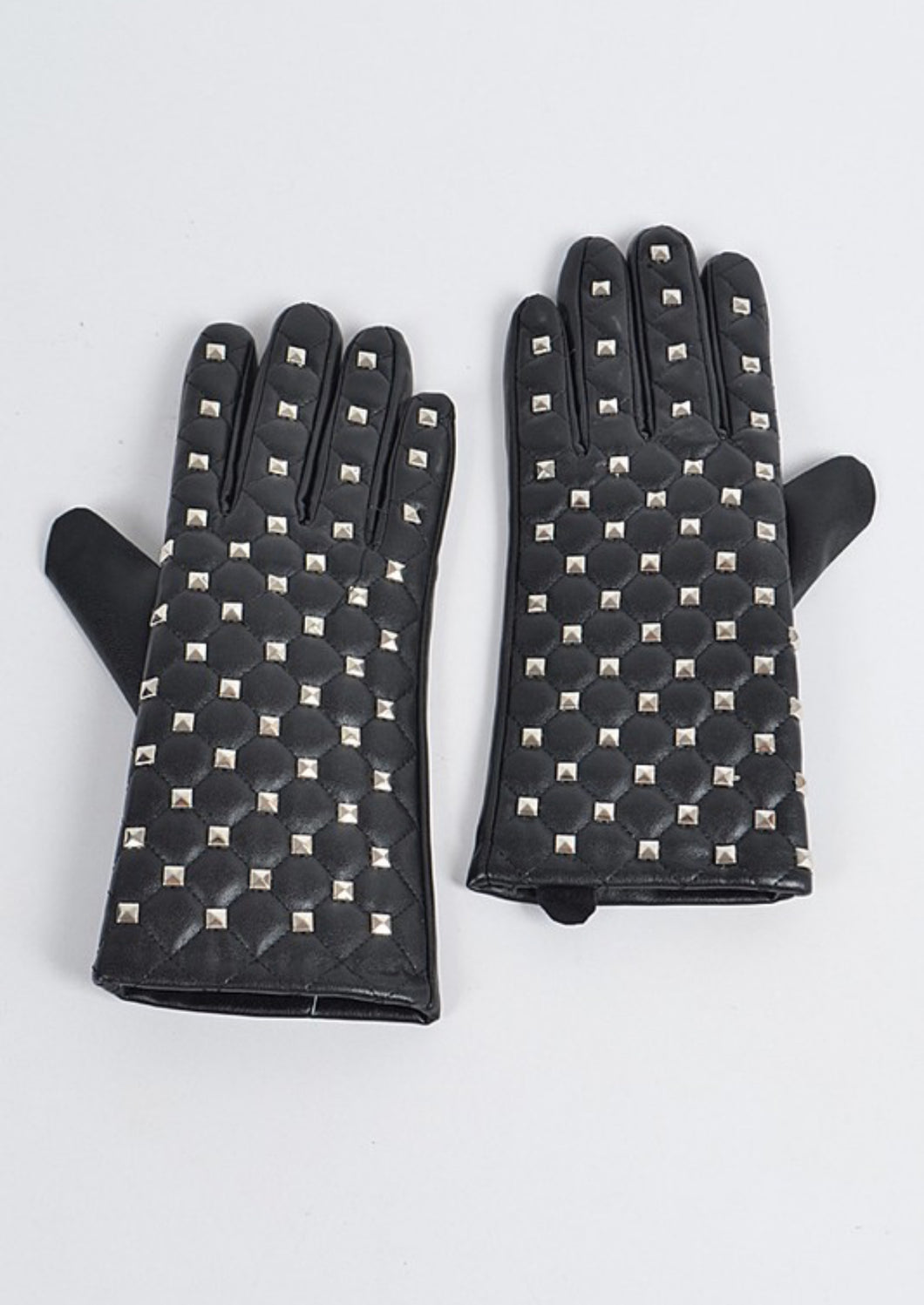 Moto studded gloves