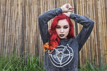 Load image into Gallery viewer, Acid Queen pentagram sweatshirt
